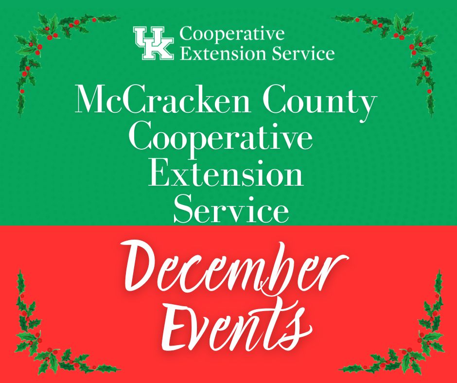 Cover of the December Event Calendar (Green and Red) 